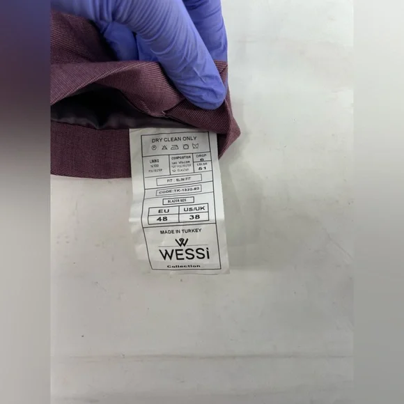 Men's Stylish Purple Blazer - Picture 5 of 6